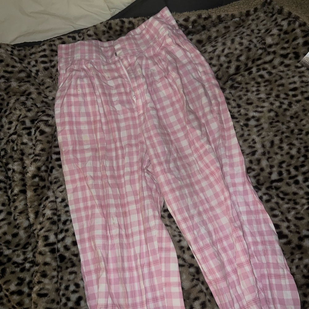 Uraban Outfitters pink plaid pants